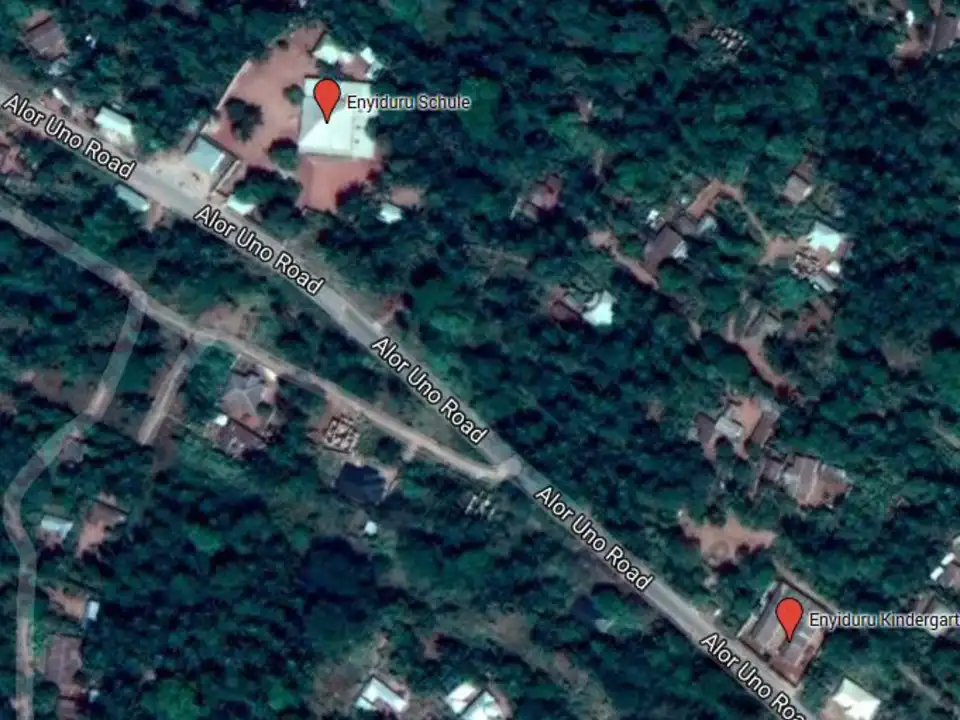 Satellitenansicht der Schule