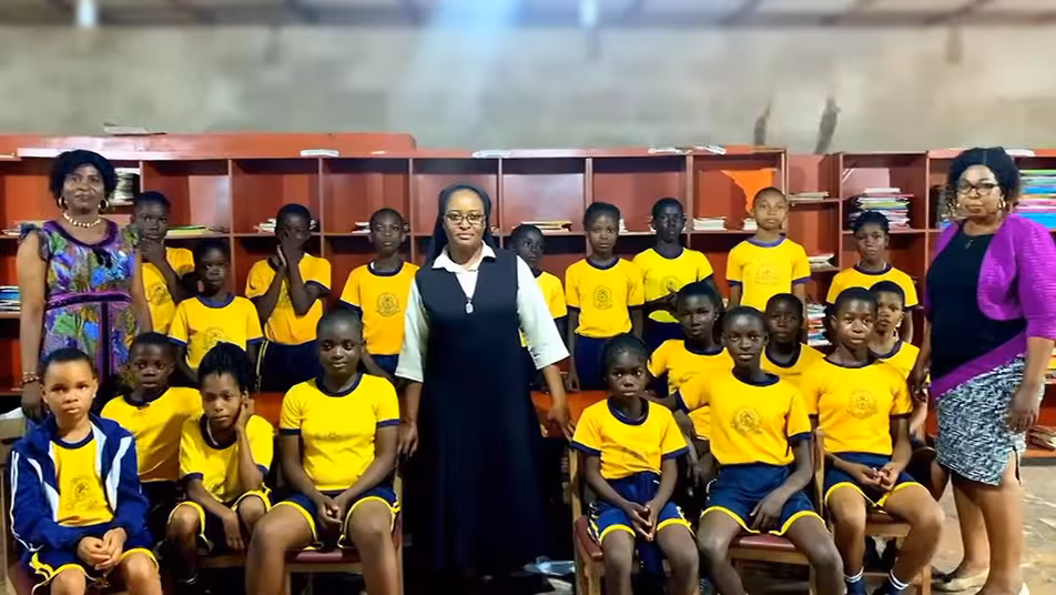 Classromm with teachers and children